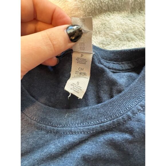 Jerzees Navy & Orange Auburn University Short Sleeve T-Shirt Size Small - Picture 5 of 6